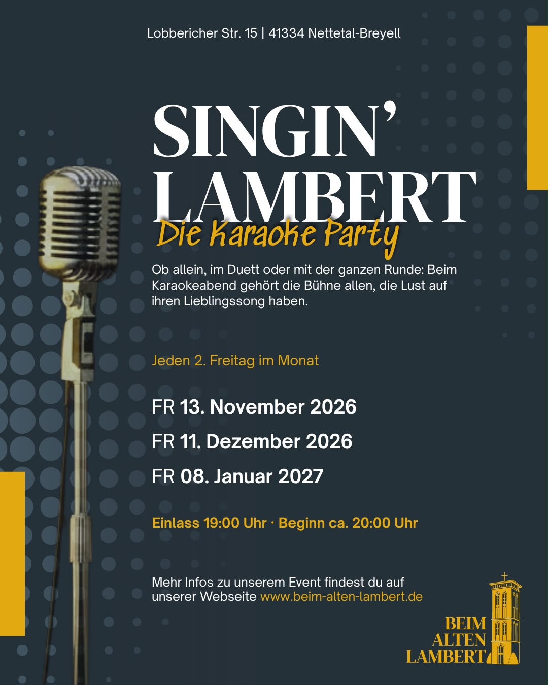 Plakat zu Lambert singt!